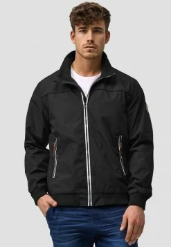 Vente flash 🎁 INDICODE 👖 JEANS Veste Mi-saison - Black 🤩