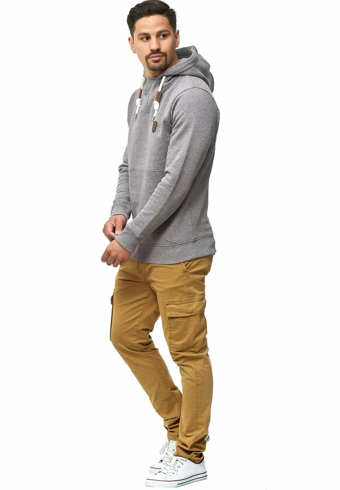 Vente flash 🎉 INDICODE 👖 JEANS BROADWICK - Pantalon Cargo - Camel 🔔 – Image 2