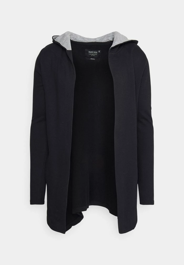Meilleur prix 🎉 INDICODE 👖 JEANS PARKER - Sweat à Capuche Zippé - Black ✔️