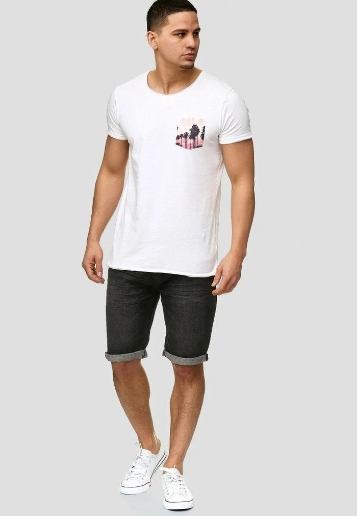 Sortie 👏 INDICODE 👖 JEANS CUBA - Short En Jean - Black 🔥 – Image 2