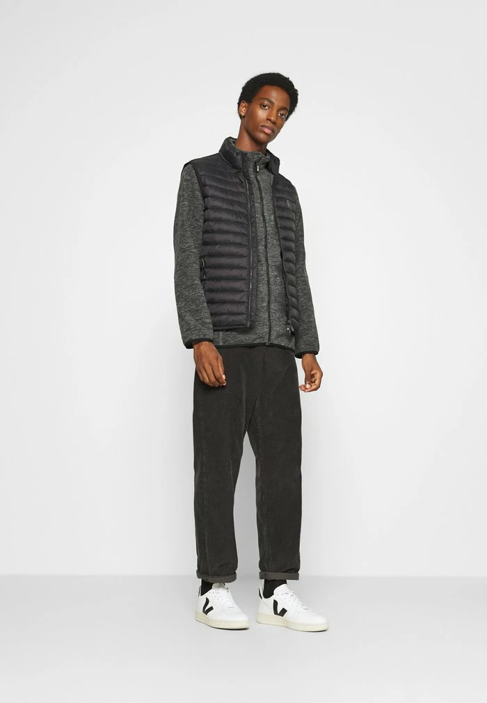 Sortie 🎁 INDICODE 👖 JEANS BRYANT - Veste Polaire - Charcoal Mix 😀 – Image 2