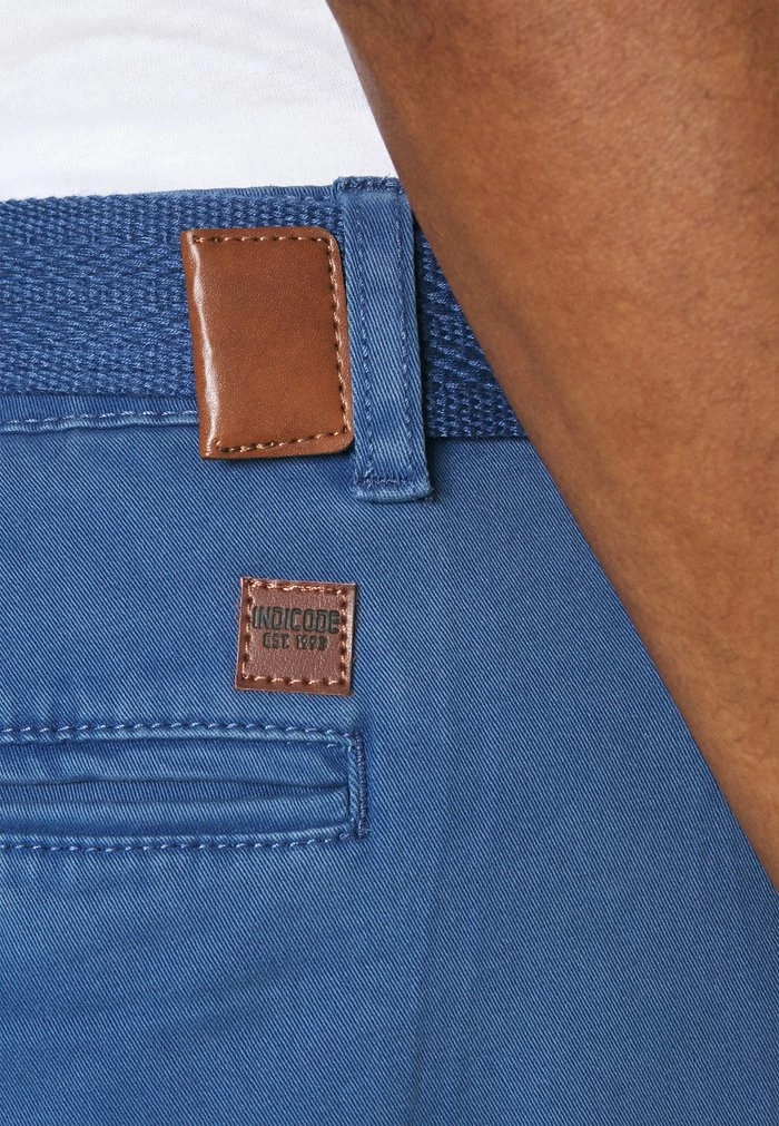 De gros 👏 INDICODE 👖 JEANS KAISER CHINO EXCLUSIV - Short - Monaco Blue ✔️ – Image 6