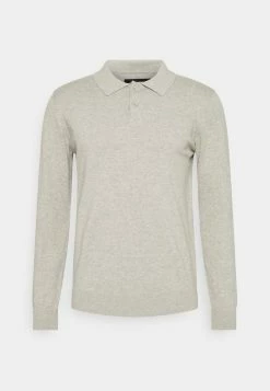 Meilleur prix ✨ INDICODE 👖 JEANS BARNER - Polo - Grey Mix ⌛