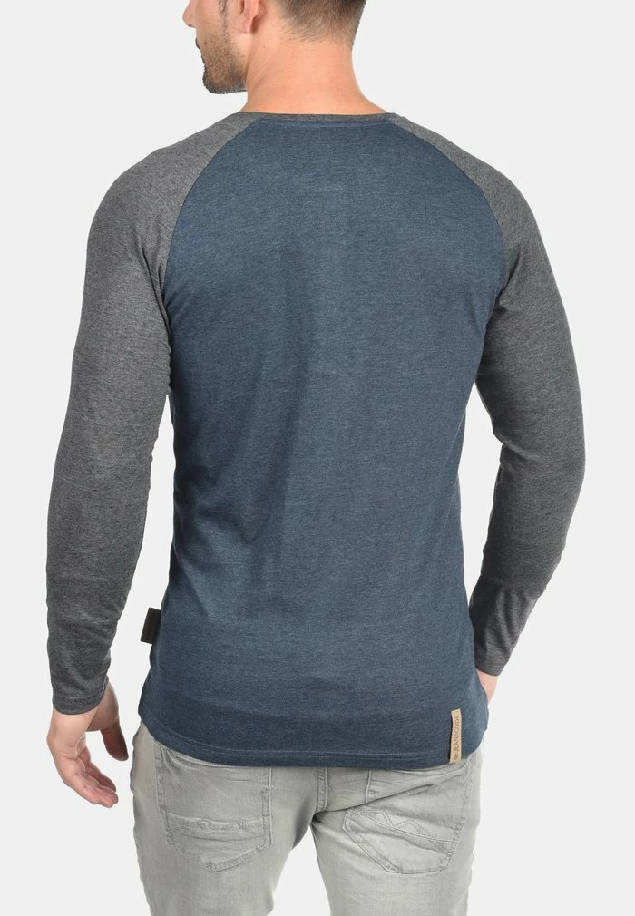 Meilleur prix 🥰 INDICODE 👖 JEANS IDWINSTON - T-shirt à Manches Longues - Navy Mix 🎉 – Image 2