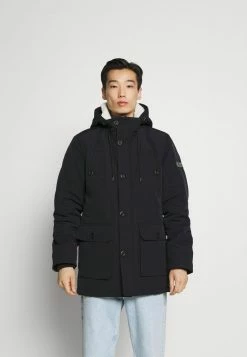 Budget 👏 INDICODE 👖 JEANS Veste D'hiver - Black 🧨