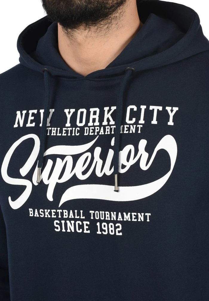 Le moins cher 😉 INDICODE 👖 JEANS IDGALILERI - Sweat à Capuche - Navy 🔥 – Image 4