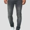 Remise ❤️ INDICODE 👖 JEANS Jean Slim - Lt Grey 🛒