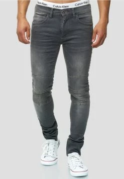 Remise ❤️ INDICODE 👖 JEANS Jean Slim - Lt Grey 🛒