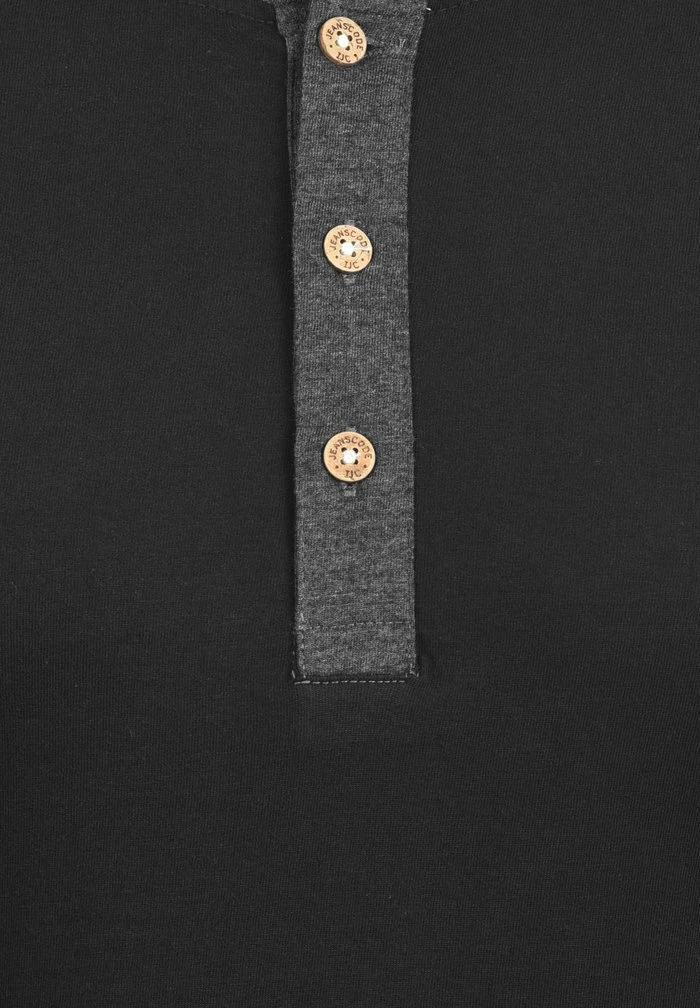 Nouveau 🛒 INDICODE 👖 JEANS IDWINSTON - T-shirt à Manches Longues - Metallic Black ⭐ – Image 4