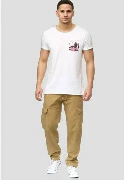 Acheter 🧨 INDICODE 👖 JEANS Pantalon Cargo - Cornstalk ✔️