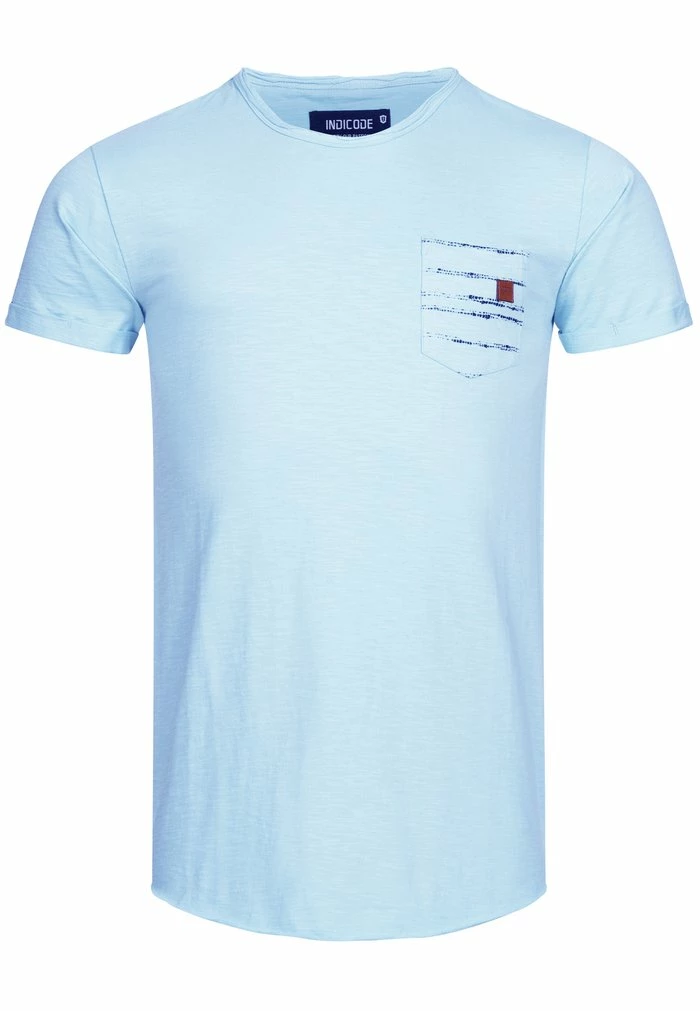 Promo ✨ INDICODE 👖 JEANS MORAN - T-shirt Imprimé - Blue Wave ⭐ – Image 7