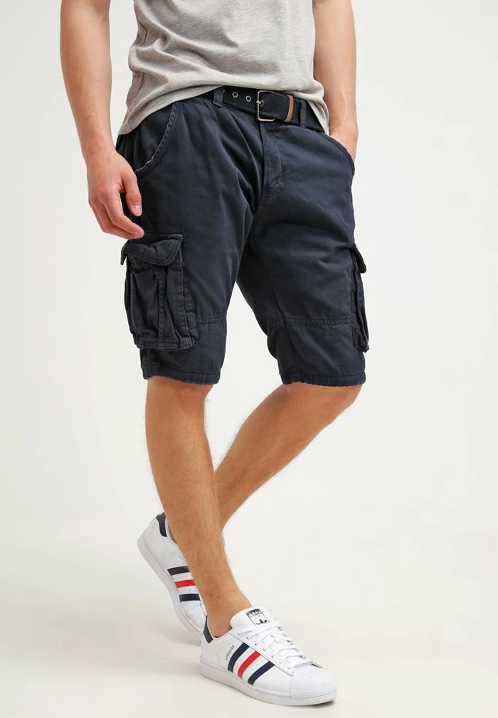 Tout neuf 🧨 INDICODE 👖 JEANS MONROE - Short - Navy 😀