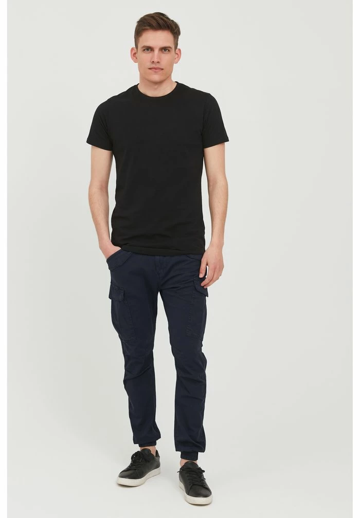 Nouveau 👍 INDICODE 👖 JEANS IDNUVA - Pantalon Cargo - Navy 😀 – Image 2