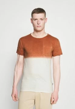 Meilleur prix 😉 INDICODE 👖 JEANS HESS - T-shirt Imprimé - Rootbeer 🛒