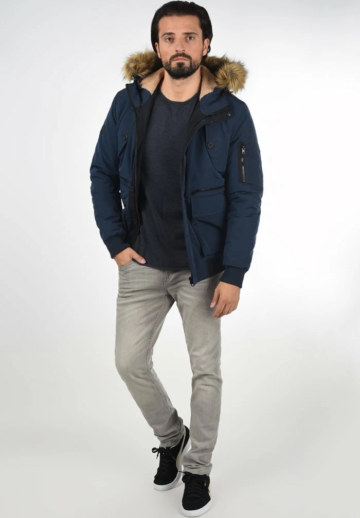 Coupon 😉 INDICODE 👖 JEANS IDDUFFY - Veste D'hiver - Navy ✔️ – Image 2