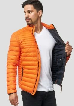 Meilleur prix 😍 INDICODE 👖 JEANS Veste Mi-saison - Orange 🧨