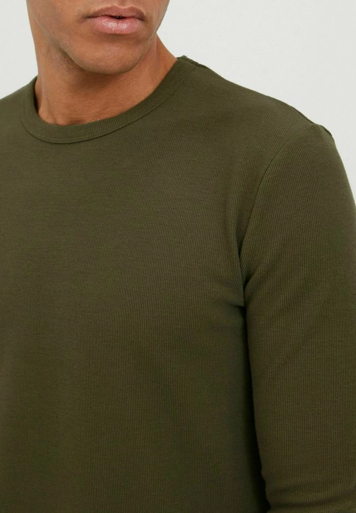 Nouveau 😀 INDICODE 👖 JEANS IDAMBROSIUS - T-shirt à Manches Longues - Army ✨ – Image 4