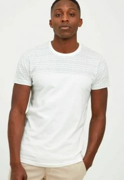 Remise ✨ INDICODE 👖 JEANS IDROSTO - T-shirt Imprimé - Off-white 🌟