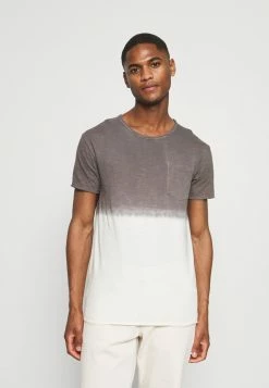 De gros ⭐ INDICODE 👖 JEANS HESS - T-shirt Imprimé - Pewter 💯