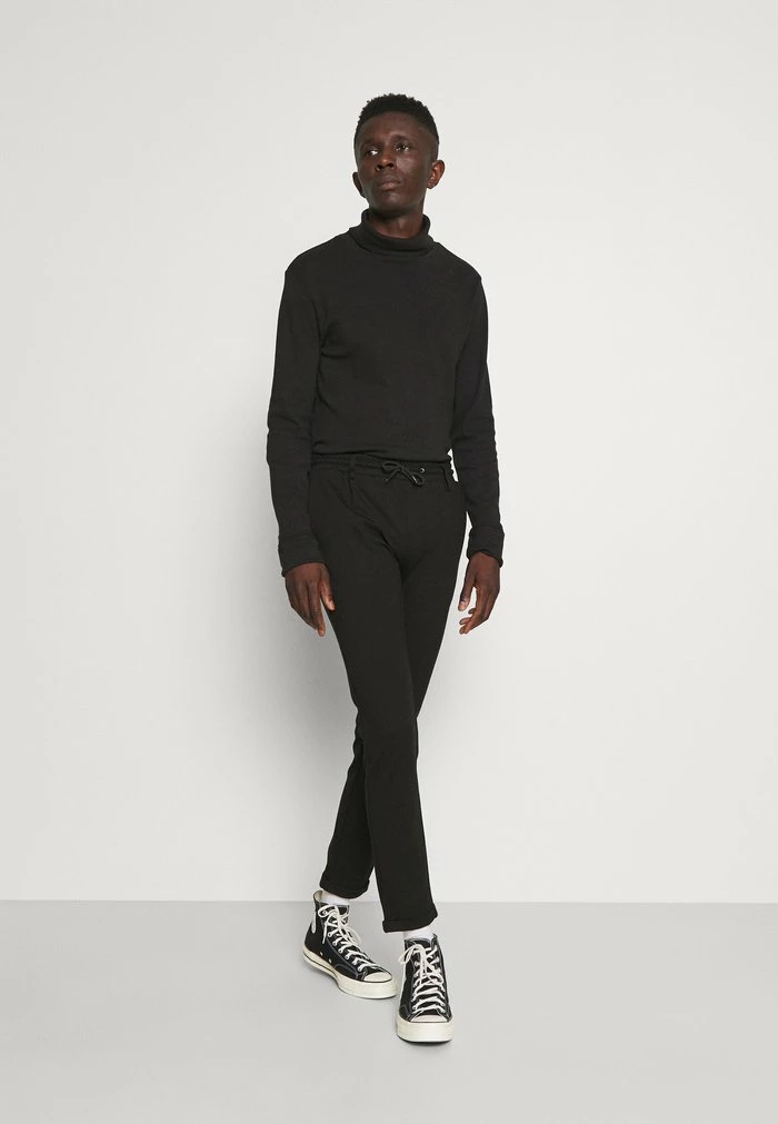 Offres 😉 INDICODE 👖 JEANS EBERLEIN WITH ROLLED UP - Pantalon Classique - Black 🛒 – Image 2