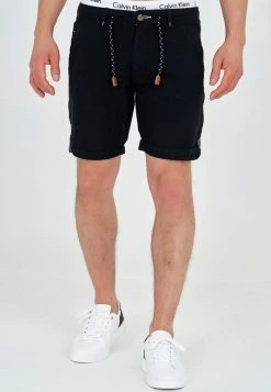 Offres 🛒 INDICODE 👖 JEANS Short - Black 🌟