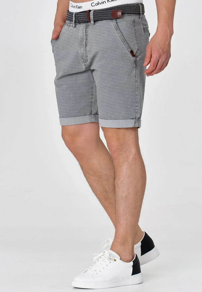 Offres 🧨 INDICODE 👖 JEANS CAEDMON - Short - Lt Grey 🌟 – Image 4