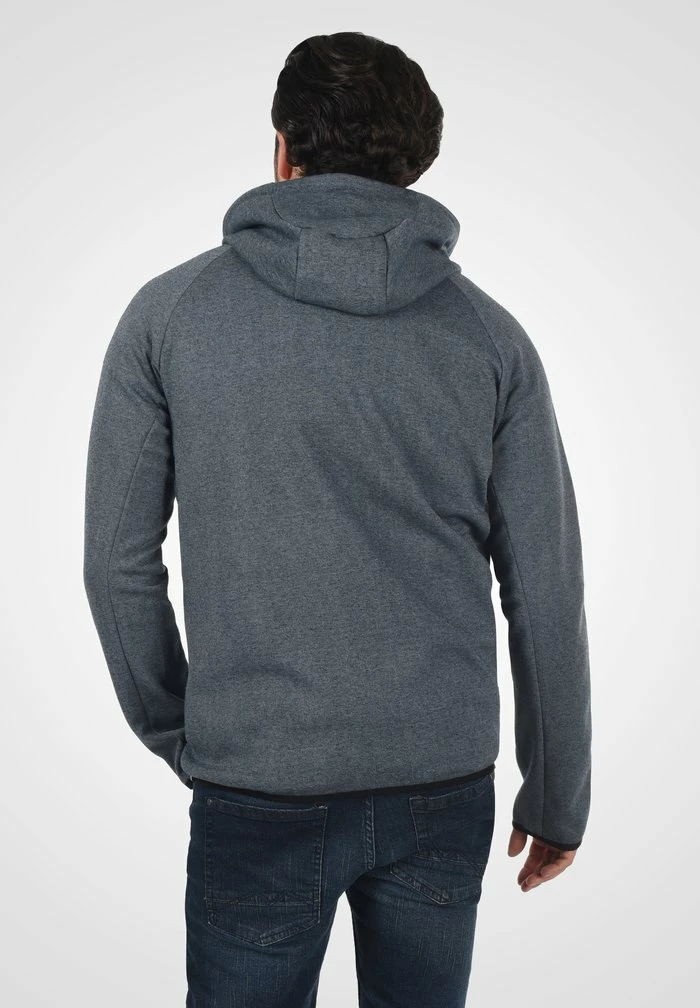 Acheter 👏 INDICODE 👖 JEANS IDNAGAGAMI - Sweat à Capuche Zippé - Navy Mix 😉 – Image 3