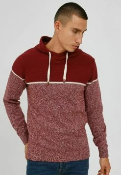 Promo ⭐ INDICODE 👖 JEANS IDLYNDE - Sweat à Capuche - Bordeaux 🌟