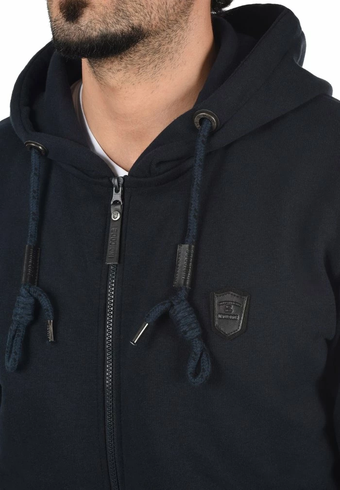 Top 10 👏 INDICODE 👖 JEANS IDBARNHILL - Sweat à Capuche Zippé - Navy 👏 – Image 4