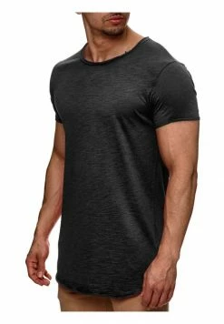 Tout neuf 💯 INDICODE 👖 JEANS WILBUR - T-shirt Imprimé - Anthrazit ⭐