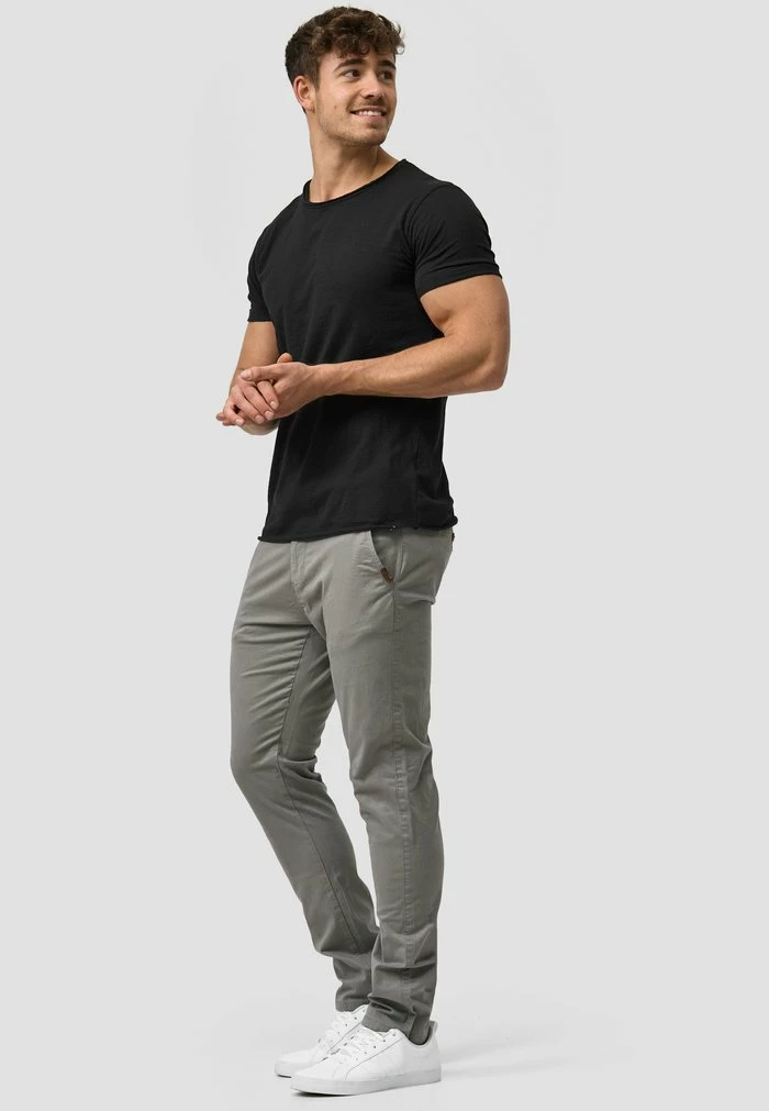 Offres 🎉 INDICODE 👖 JEANS CHERRY - Chino - Light Grey 👏