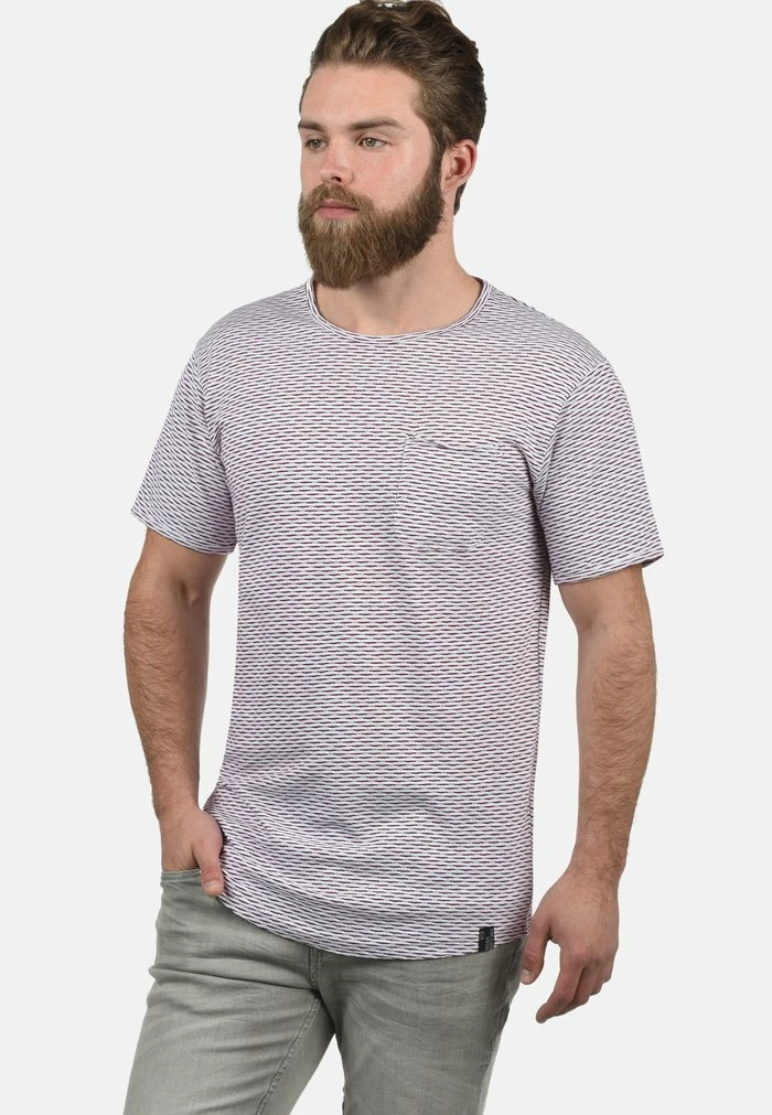 Meilleure vente 🥰 INDICODE 👖 JEANS IDALBIN - T-shirt Imprimé - Wine 🥰