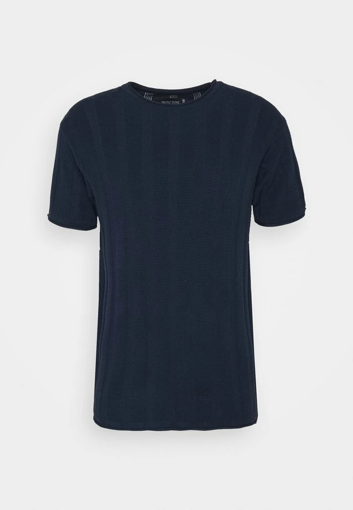Meilleur prix 🧨 INDICODE 👖 JEANS ATKINSON - T-shirt Basique - Navy 🧨 – Image 4