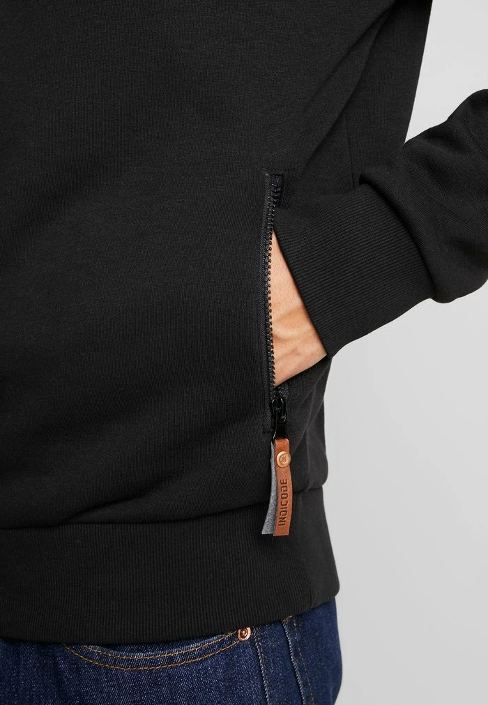 Grosses soldes 🔔 INDICODE 👖 JEANS BATCHELOR - Sweat à Capuche - Black 🌟 – Image 6