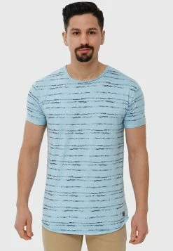 Meilleure affaire 🛒 INDICODE 👖 JEANS T-shirt Imprimé - Blue Wave 🛒