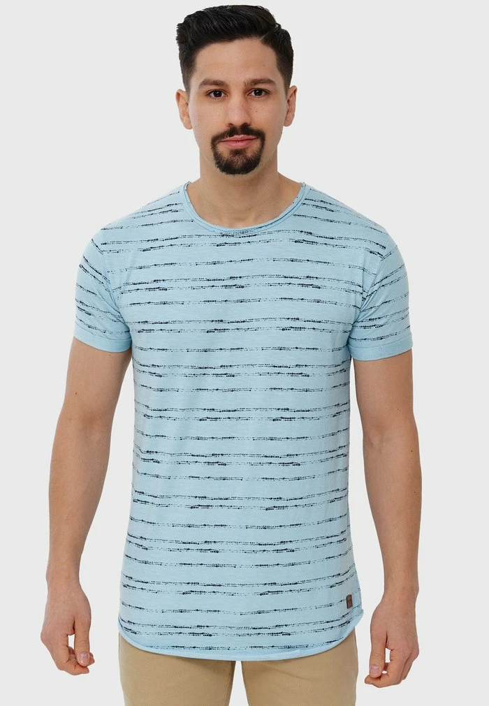 Meilleure affaire 🛒 INDICODE 👖 JEANS T-shirt Imprimé - Blue Wave 🛒