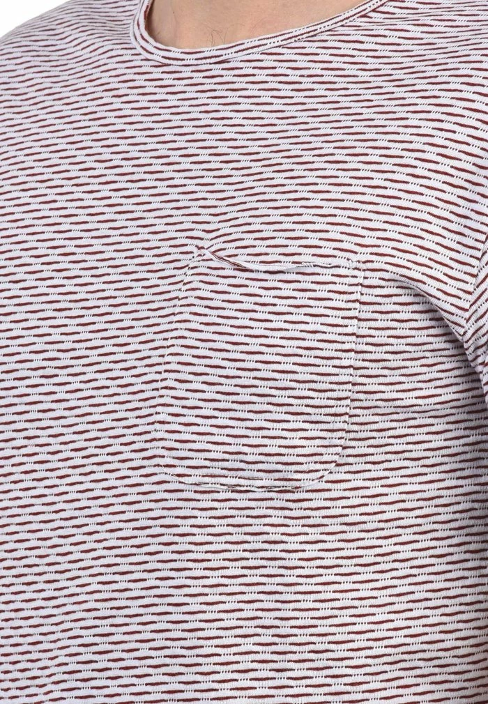 Meilleure vente 🥰 INDICODE 👖 JEANS IDALBIN - T-shirt Imprimé - Wine 🥰 – Image 3