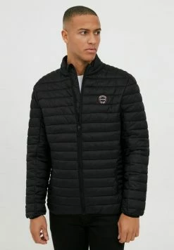 Bon marché 🛒 INDICODE 👖 JEANS IDDAVITH - Veste Mi-saison - Black 💯