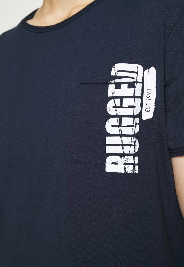 Offres 👏 INDICODE 👖 JEANS NOVAST - T-shirt Imprimé - Navy ✔️ – Image 5