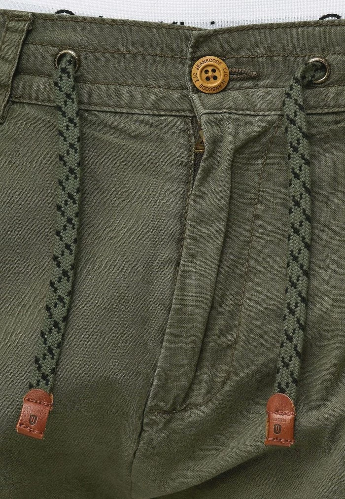 Bon marché 🌟 INDICODE 👖 JEANS Short - Army 🔔 – Image 4