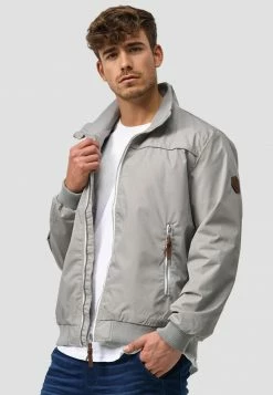 Meilleure affaire 👍 INDICODE 👖 JEANS Veste Mi-saison - Lt Grey 😀