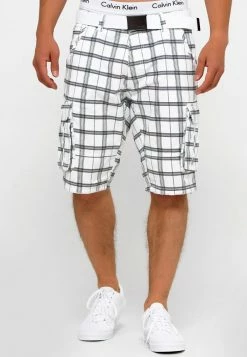 Promo 🥰 INDICODE 👖 JEANS BLIXT - Short - Optical Check ⭐