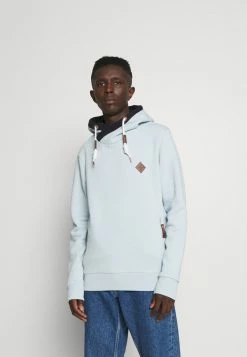 Grosses soldes 🎁 INDICODE 👖 JEANS BATCHELOR - Sweat à Capuche - Sky Blue ⭐