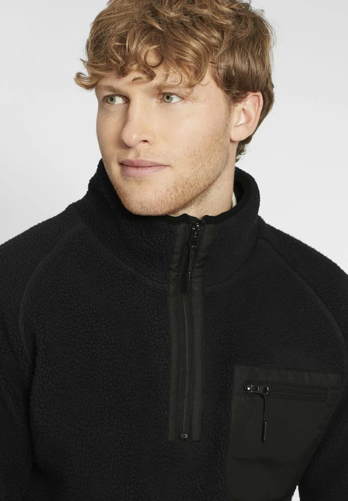 Coupon 😀 INDICODE 👖 JEANS IDTROUT - Veste Polaire - Black 👍 – Image 4