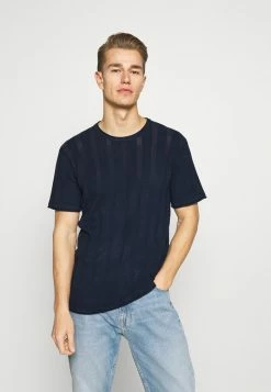 Meilleur prix 🧨 INDICODE 👖 JEANS ATKINSON - T-shirt Basique - Navy 🧨