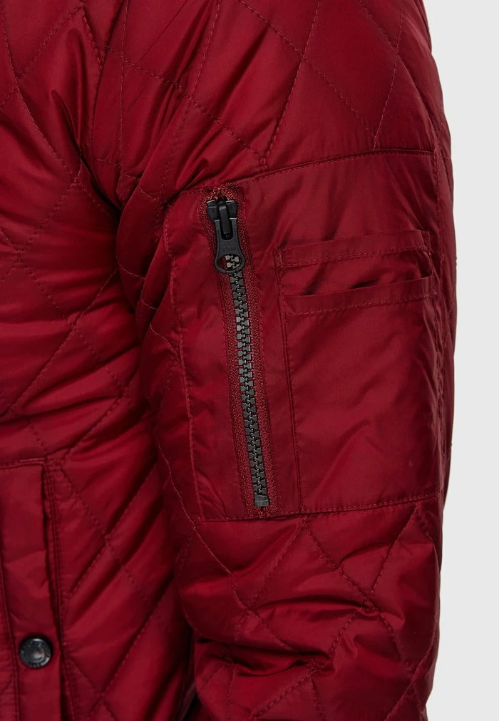 Bon marché 😉 INDICODE 👖 JEANS NOVAK - Veste Mi-saison - Bordeaux 🔥 – Image 6