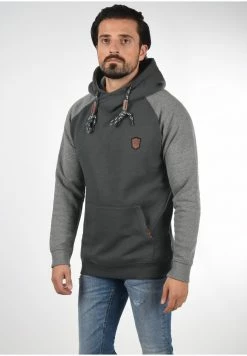 Remise ⭐ INDICODE 👖 JEANS IDTONEY - Sweat à Capuche - Grey Mix 🎁