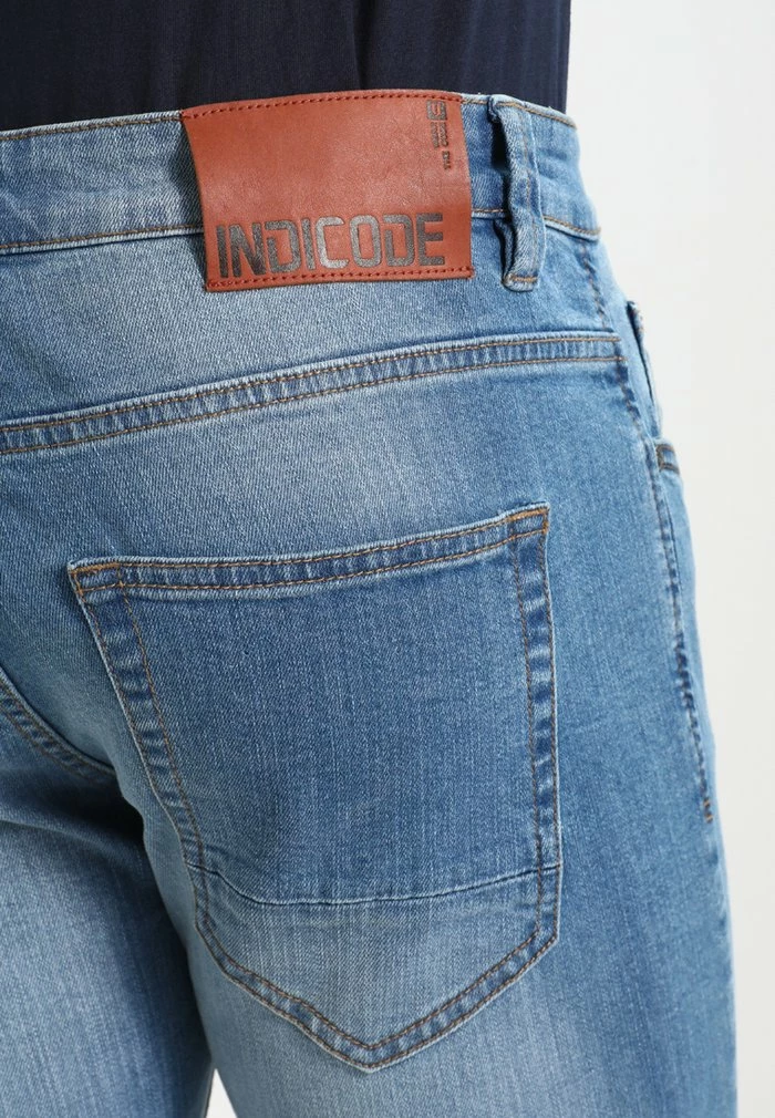 De gros 👏 INDICODE 👖 JEANS PITTSBURG - Jean Slim - Blue Wash 👏 – Image 5