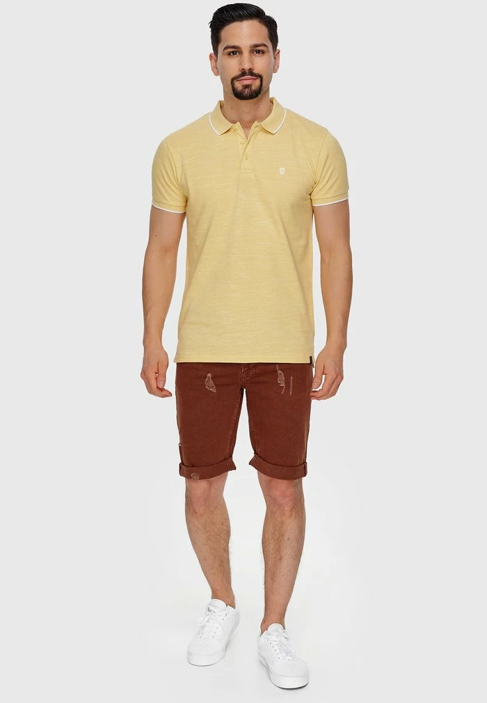 Coupon 👍 INDICODE 👖 JEANS Polo - Pale Banana ✔️ – Image 2