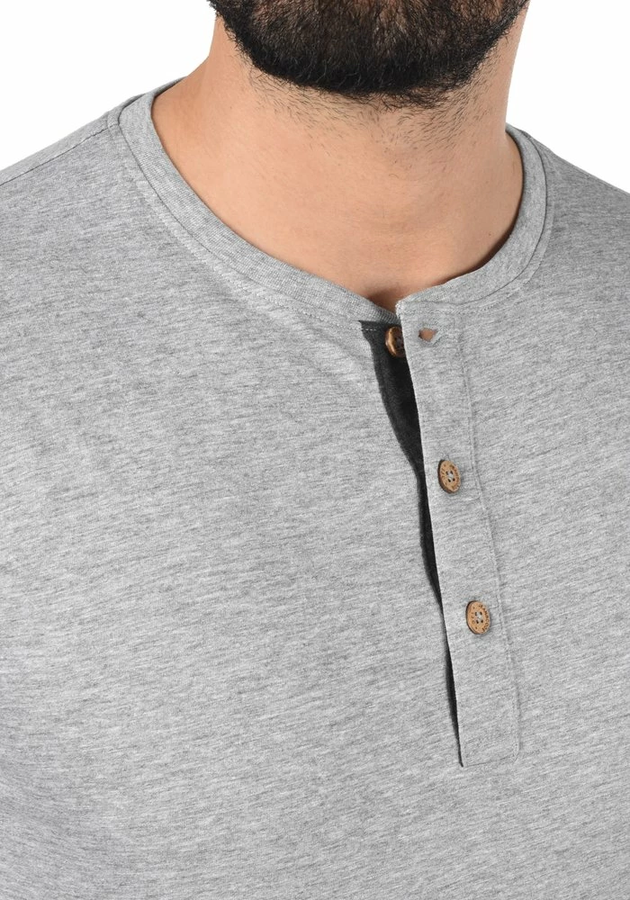 Acheter 🎁 INDICODE 👖 JEANS IDGIFFORD - T-shirt à Manches Longues - Light Grey 🔔 – Image 4